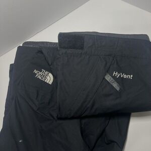 The North Face Hyvent Snow Pants Mens Black XL Zip Off Ski Pant Adjustable Lined